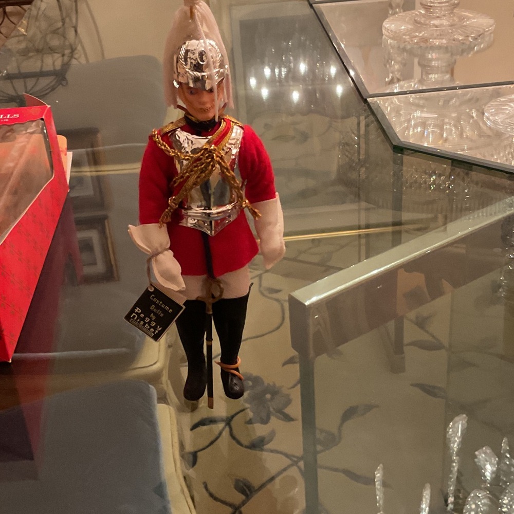 Children's Royal Guard Costume with Red and Silver Details